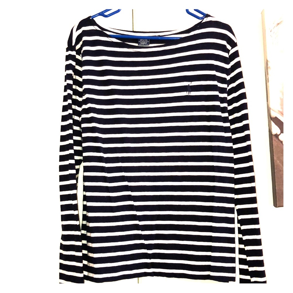 VGUC Ralph Lauren boatneck top